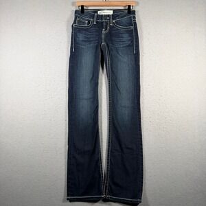 BKE denim Londyn Bootcut Stretch Jeans Women's Size 24x32.5 Dark Wash